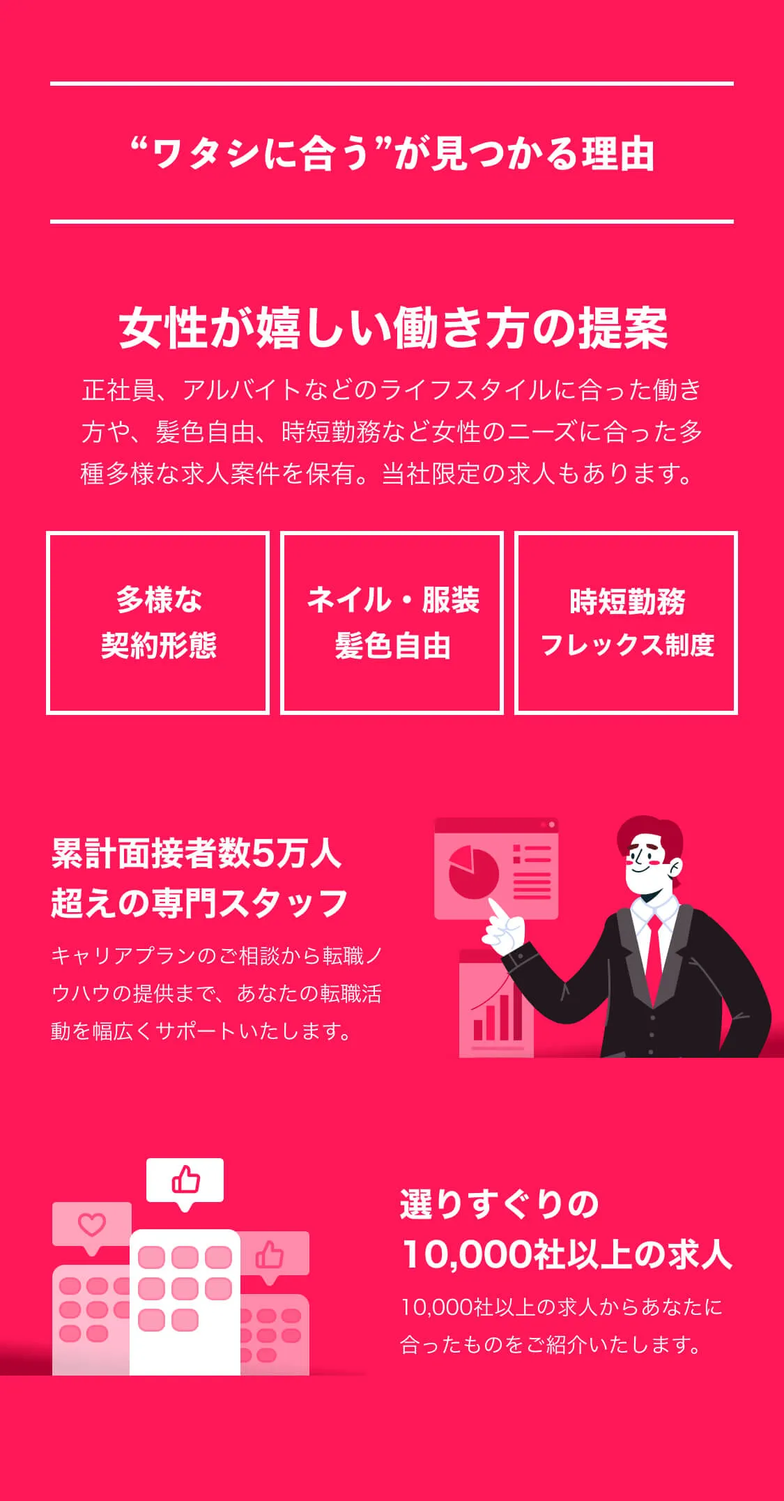 女性が嬉しい働き方の提案